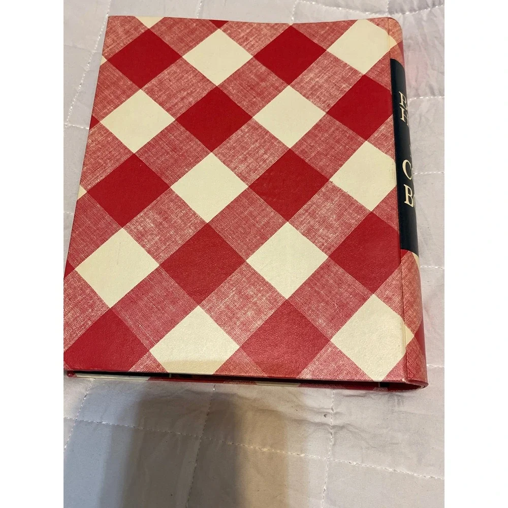 Better Homes and Gardens New Cook‎ Book Vintage Red Gingham Plaid 5-Ring Binder